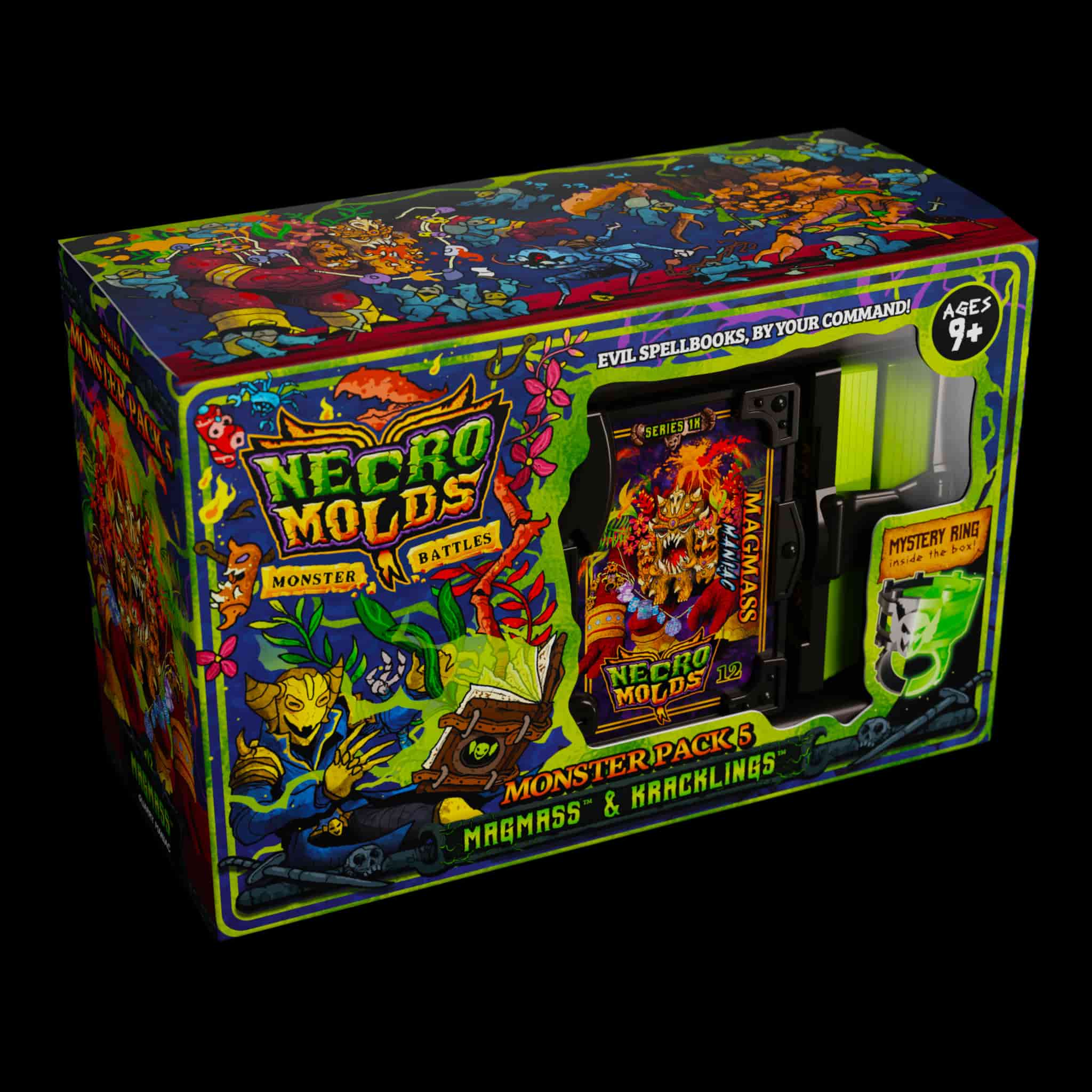 Necromolds Magmass and Kracklings | Clay Minis Monster Pack