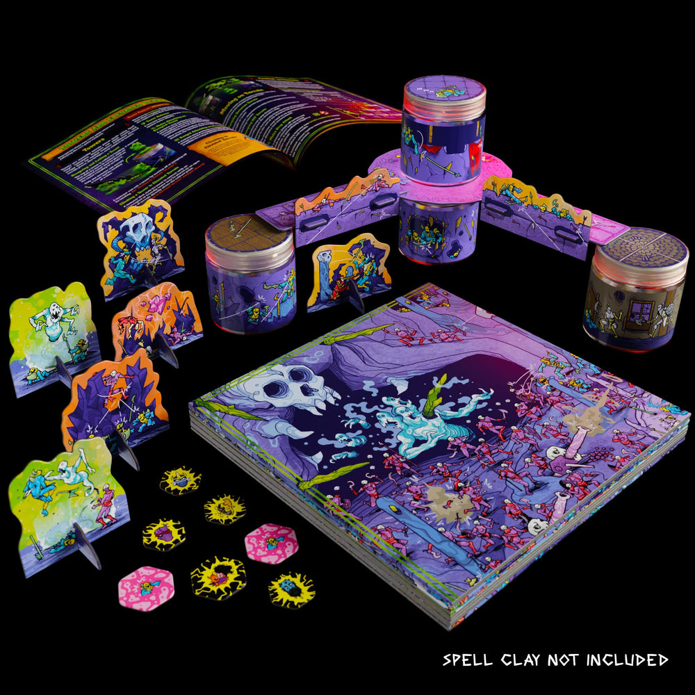 
                  
                    Components included in the Basalt Isle battle map set
                  
                