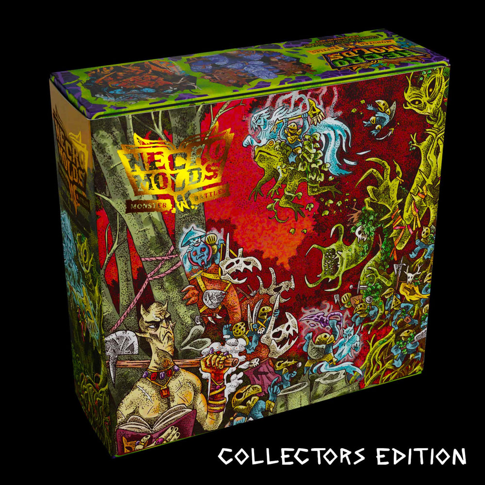 
                  
                    Front of the Necromolds Call to Arms Collectors Edition expansion game box.
                  
                
