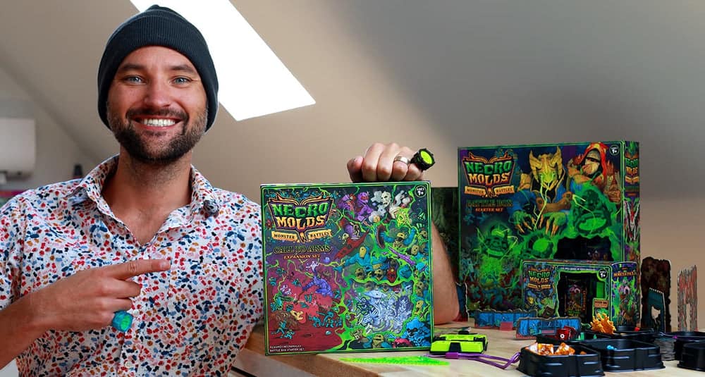 Clint Bohaty. Inventor and creator of the play doh like clay wargame Necromolds.