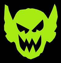 Necromolds monster head logo