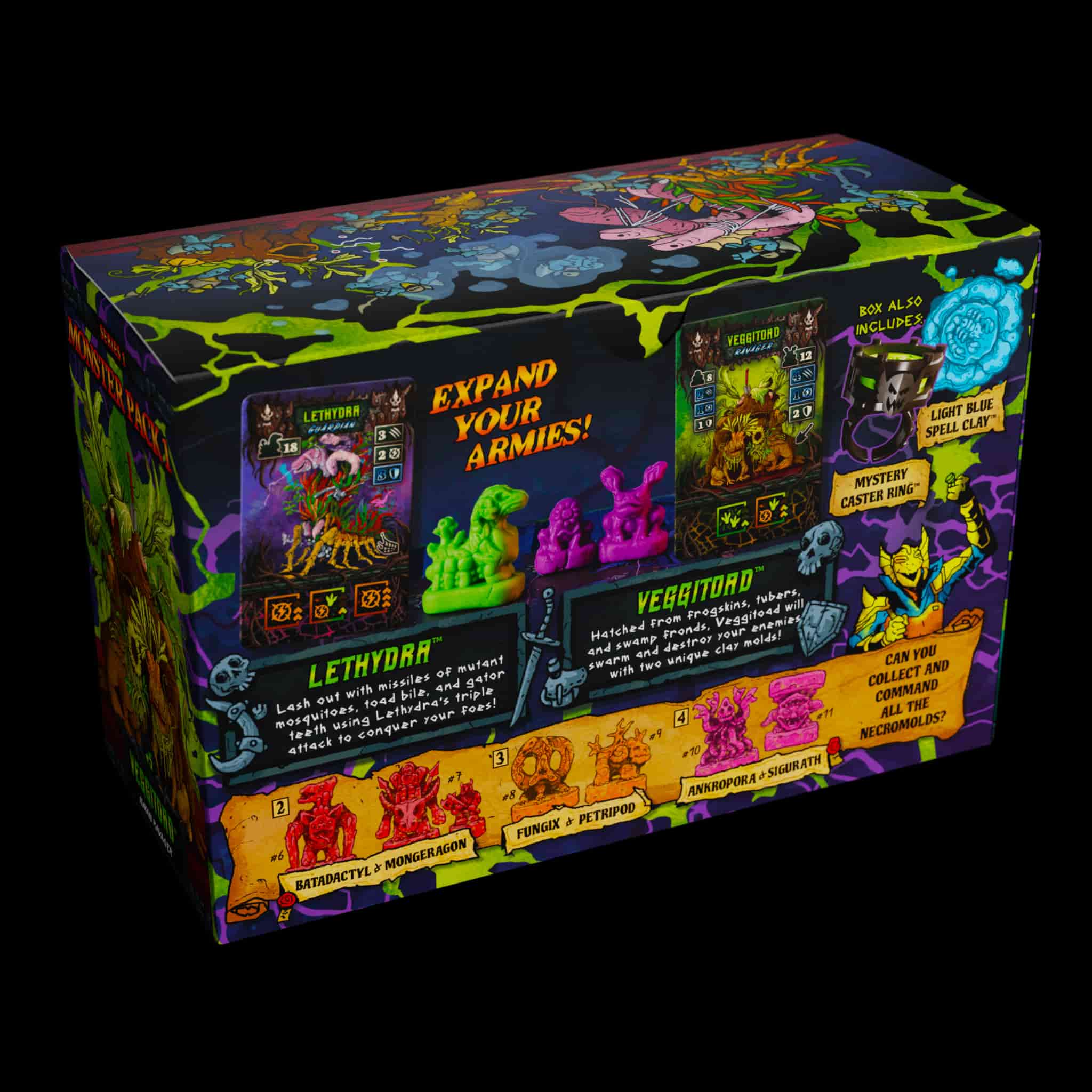 Necromolds | Lethydra & Veggitoad Spell Clay Monster Mold Set