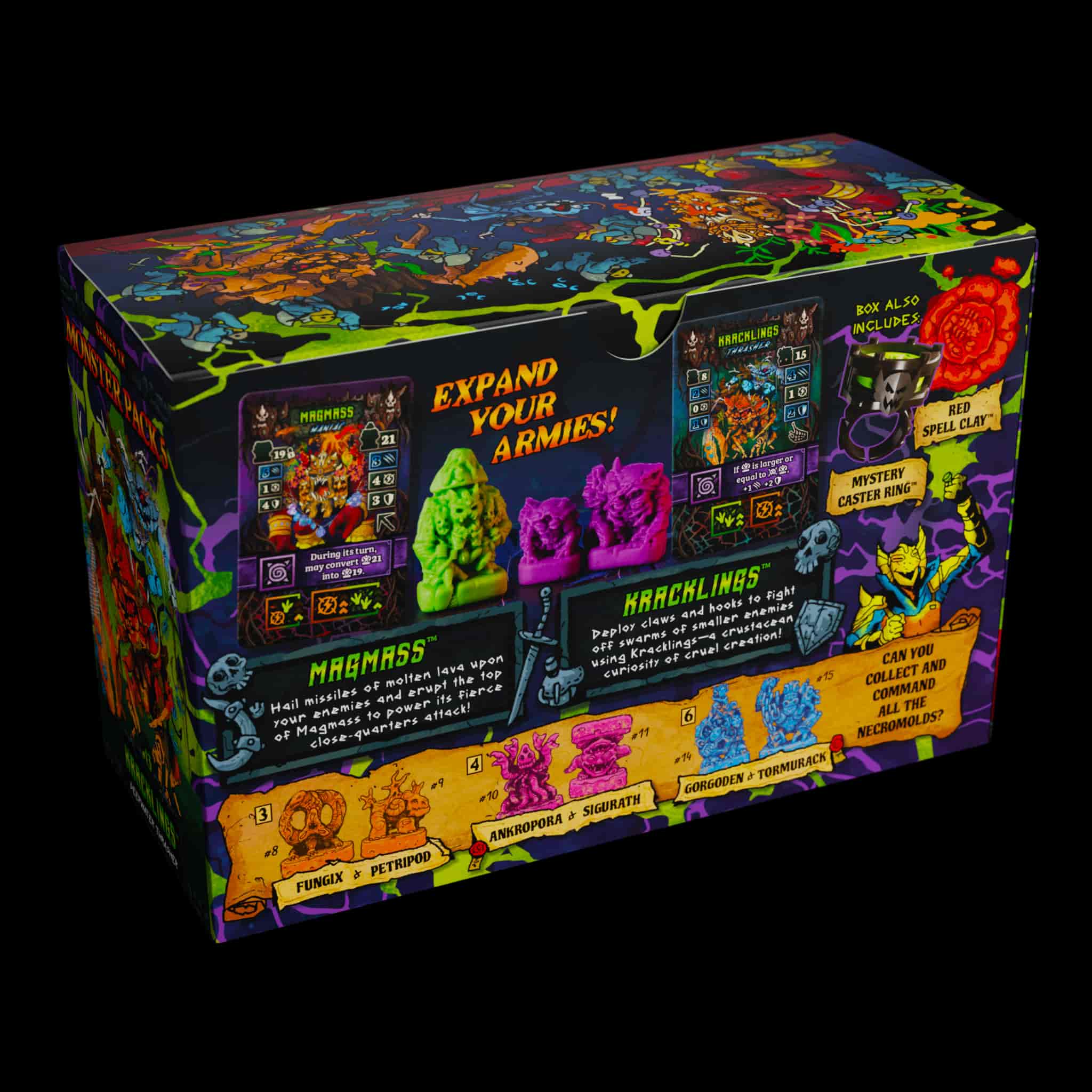 Necromolds Magmass and Kracklings | Clay Minis Monster Pack